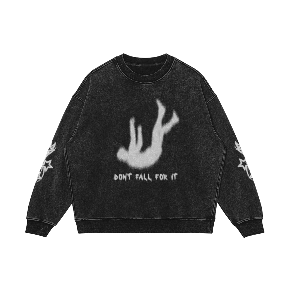 Decption "Don't Fall For It" Washed Sweatshirt